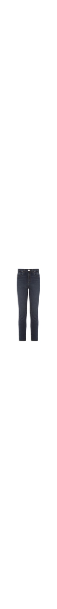Calça Feminina Jeans Basic Midi - Preto