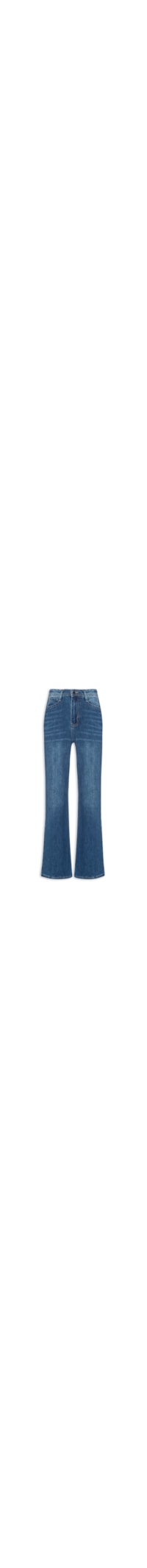 Calça Feminina Jeans Básica Flare - Azul