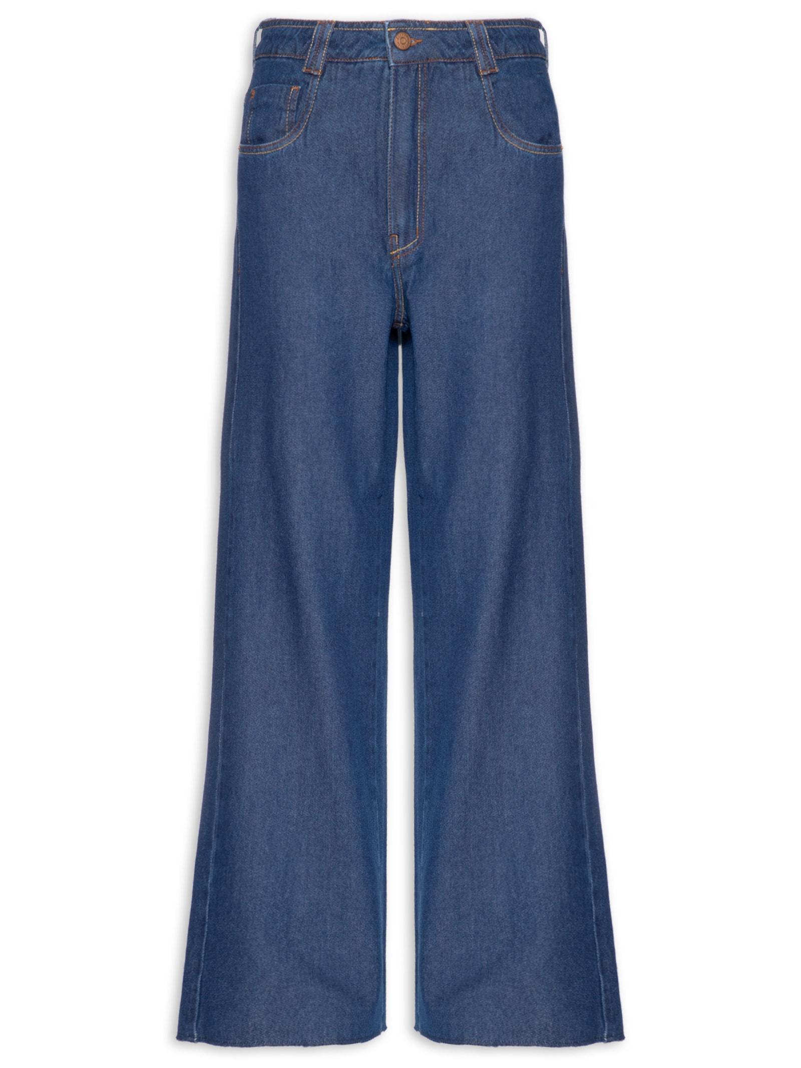 Calça Feminina Jeans Básica Intense Azul Dress To