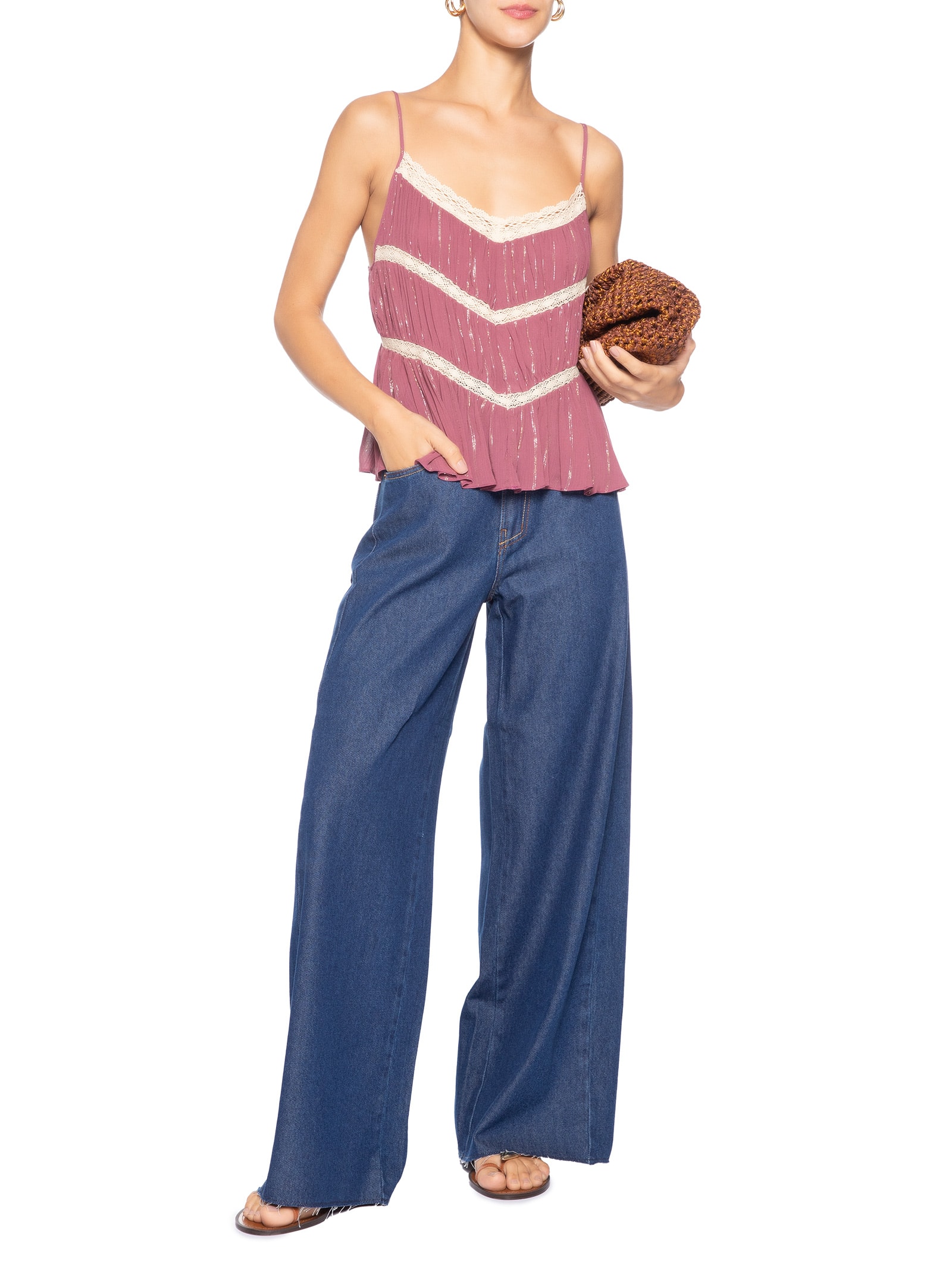 Calça Feminina Jeans Básica Intense Azul Dress To