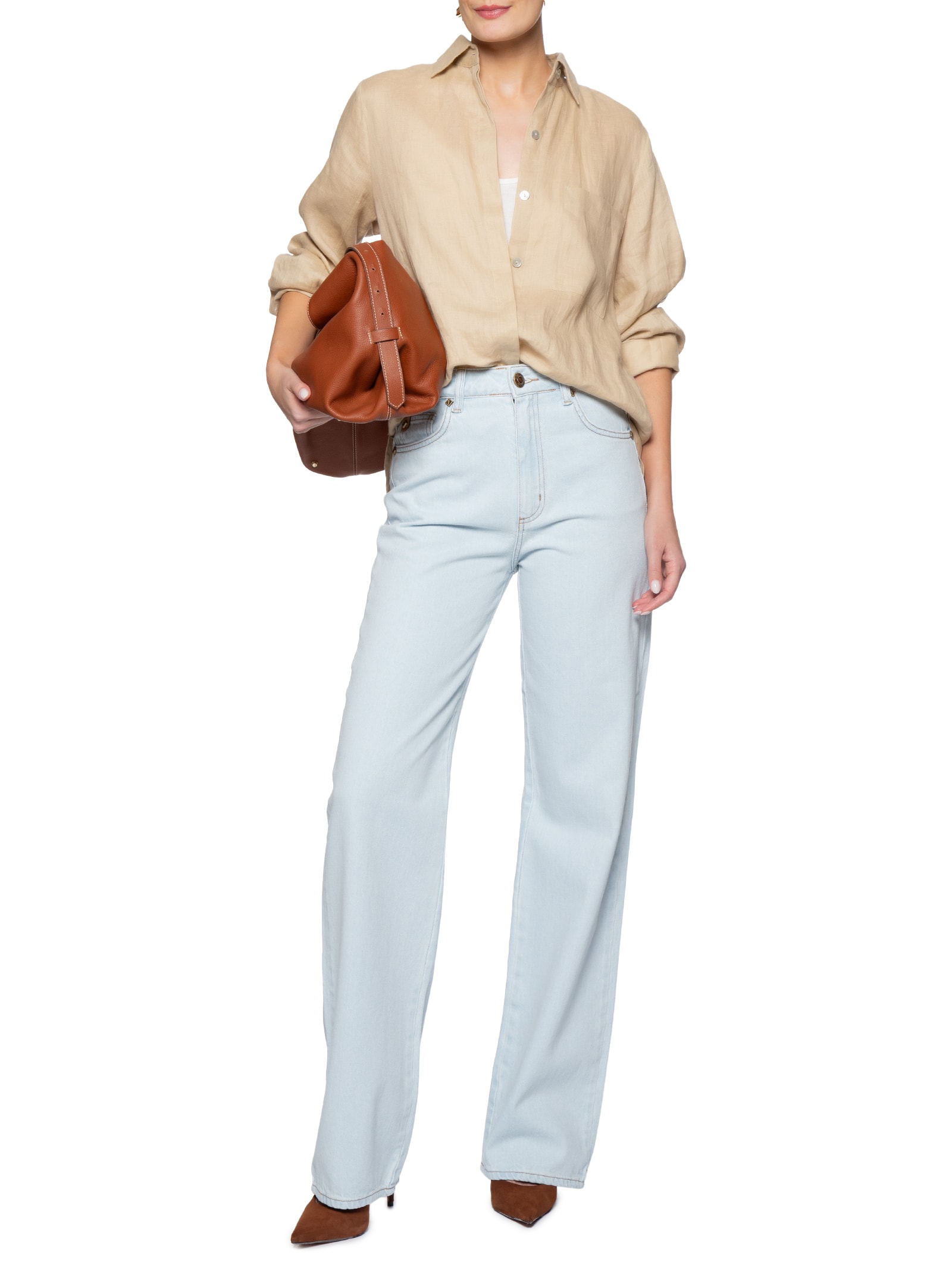 Calça feminina Jeans Bella Azul Forum