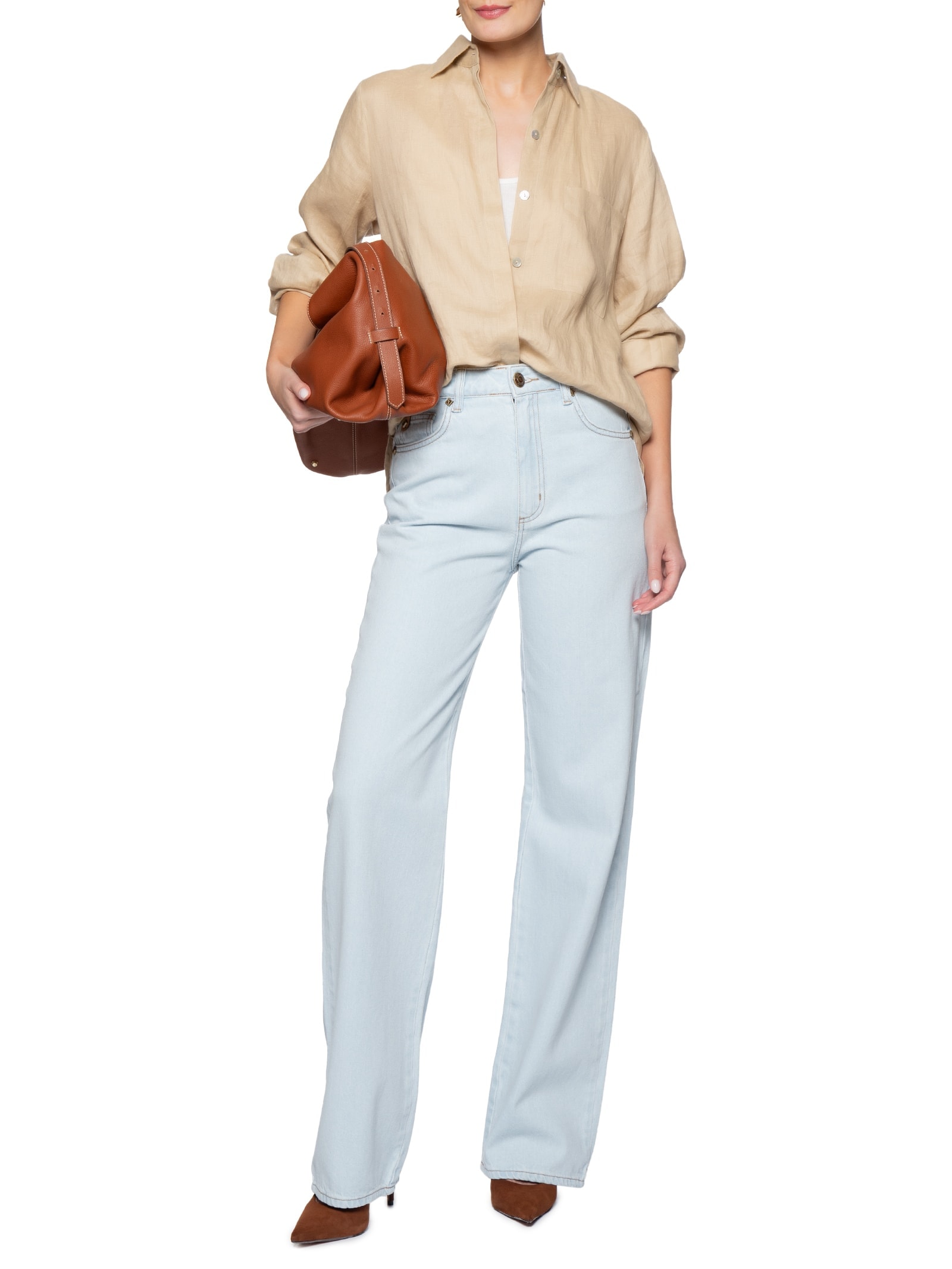 Calça feminina Jeans Bella Azul Forum