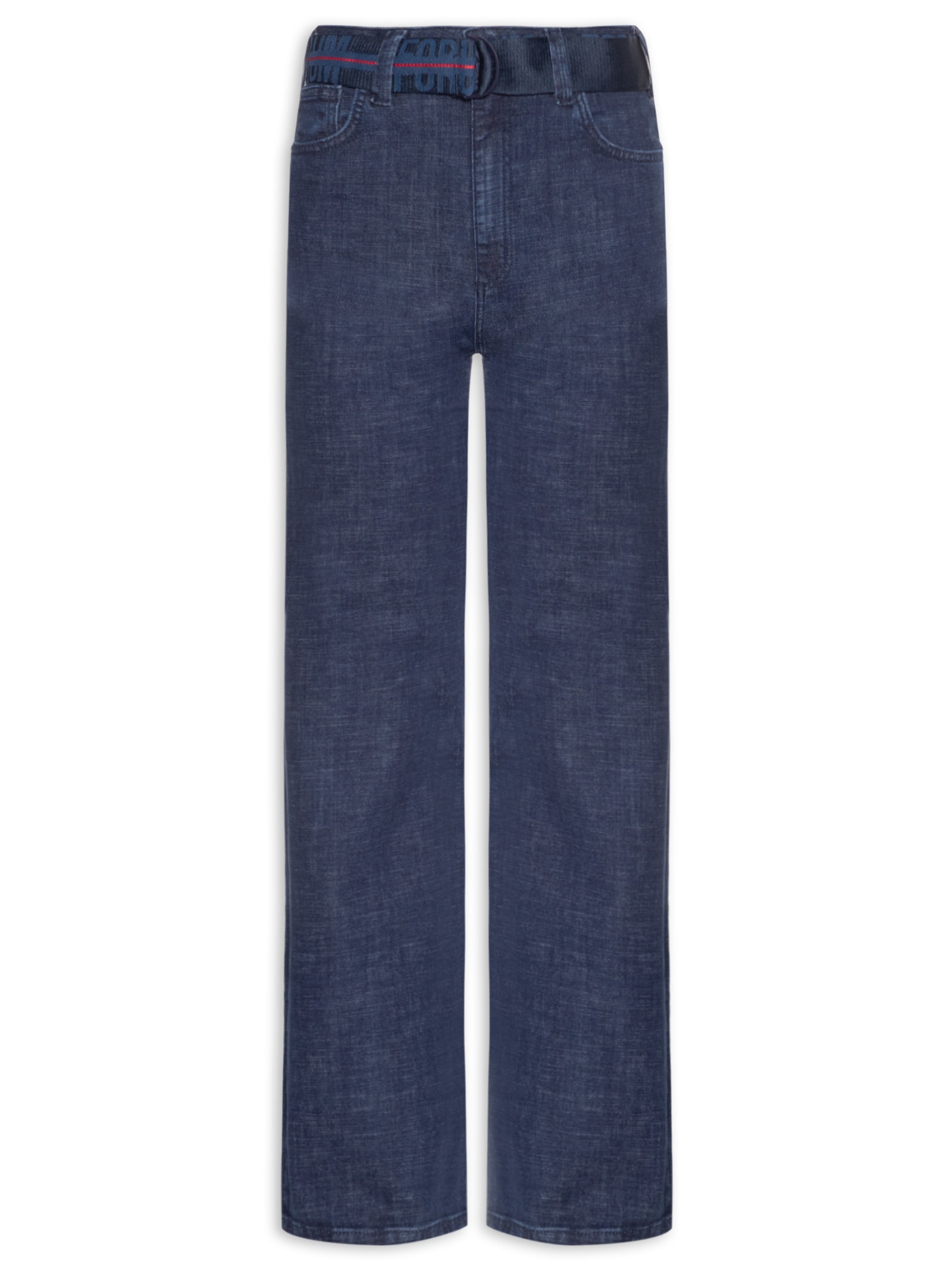 Calça Feminina Jeans Bella Stretch Com Cinto – Azul Forum