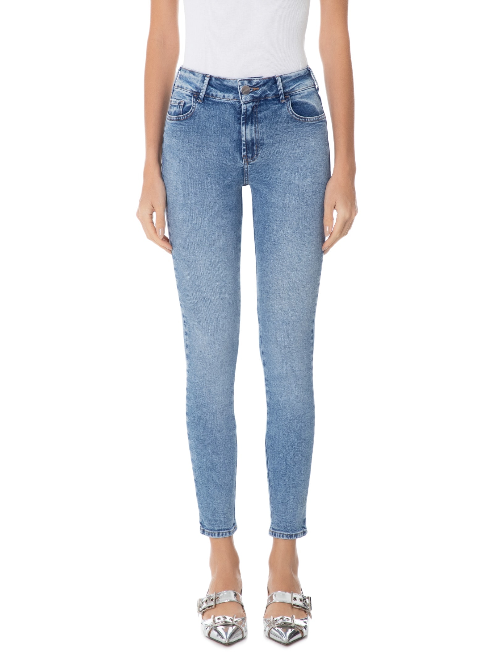 Calça Feminina Jeans Bia Azul Colcci