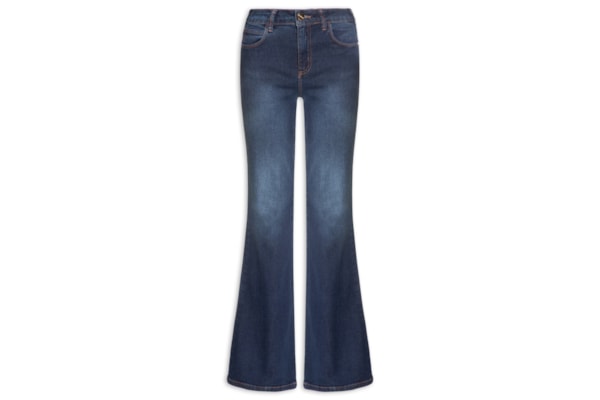 Calça Feminina Jeans Bia Flare - Azul
