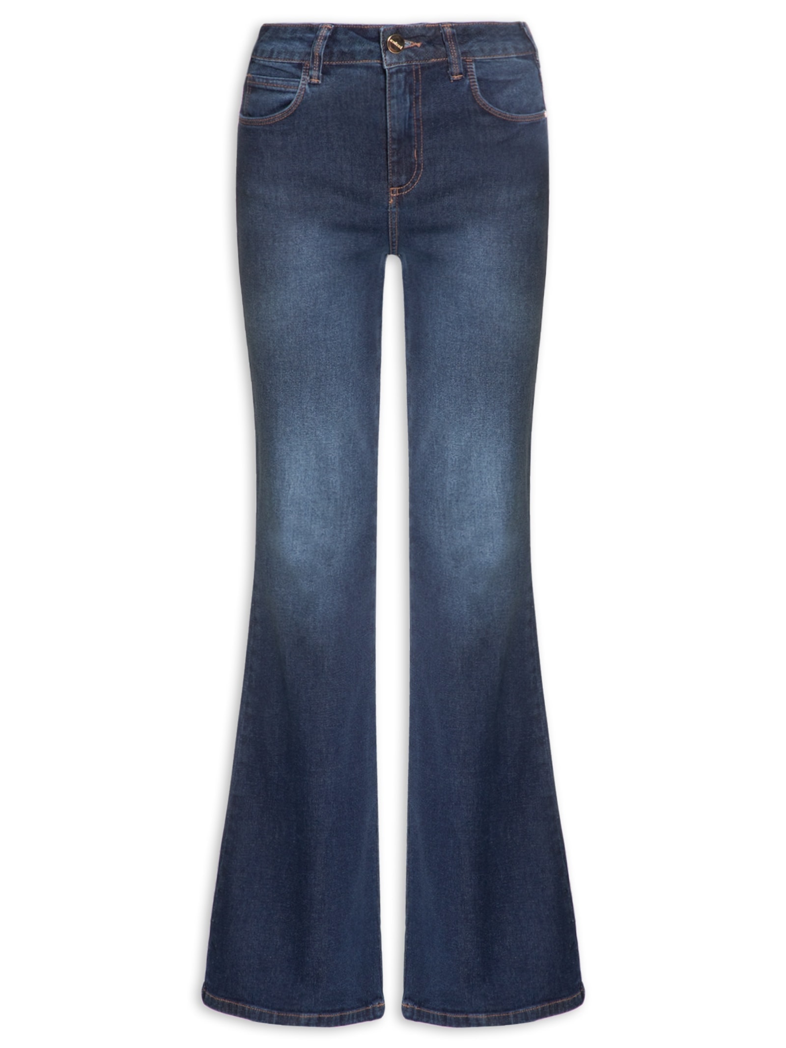 Calça Feminina Jeans Bia Flare Azul Colcci