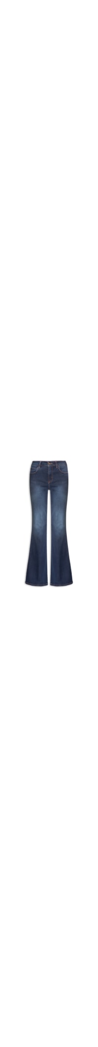 Calça Feminina Jeans Bia Flare - Azul
