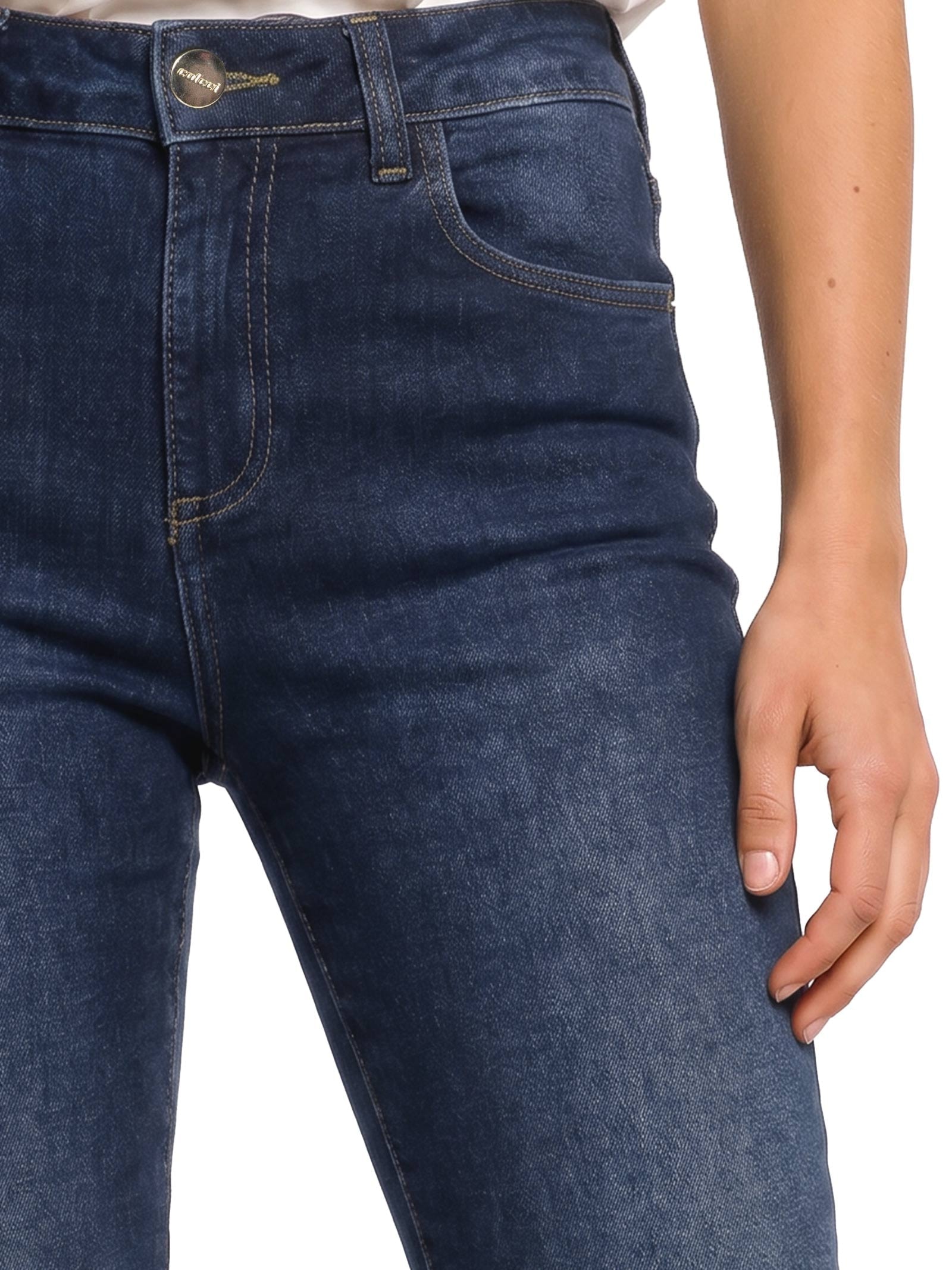 Calça Feminina Jeans Bia Flare Azul Colcci