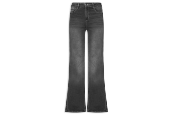 Calça Feminina Jeans Bia Flare - Preto