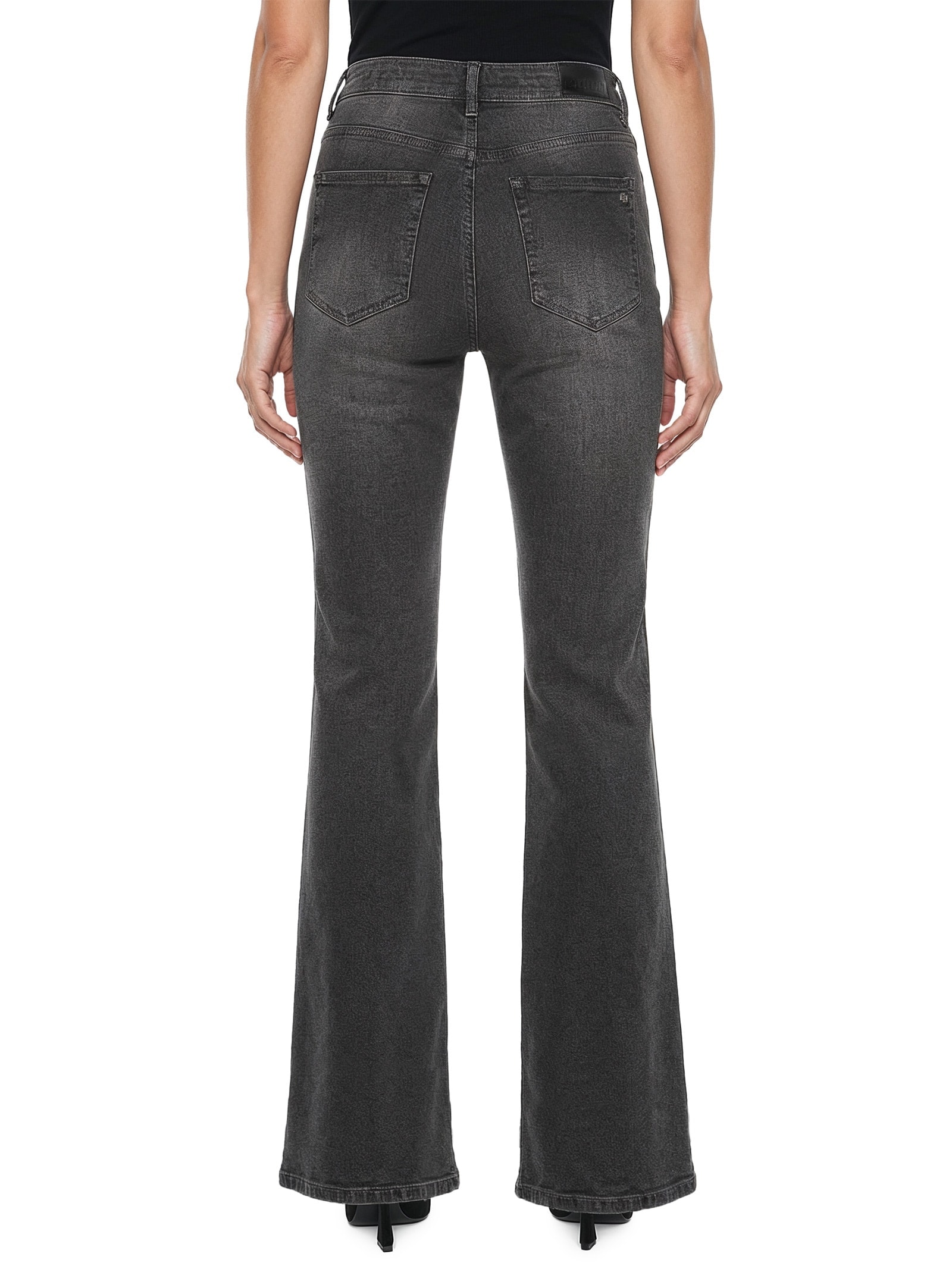 Calça Feminina Jeans Bia Flare Preto Colcci