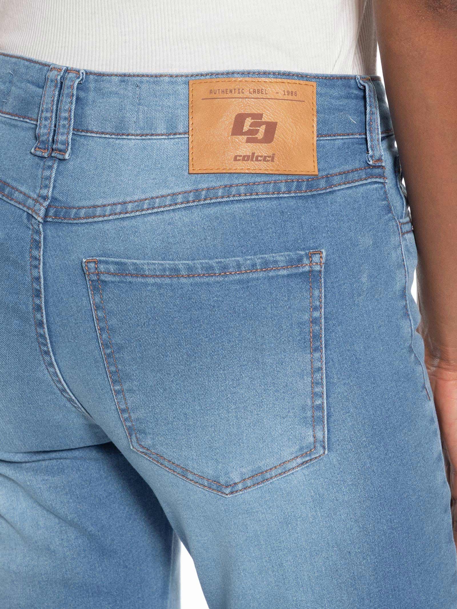 Calça Feminina Jeans Bia Reta Azul Colcci