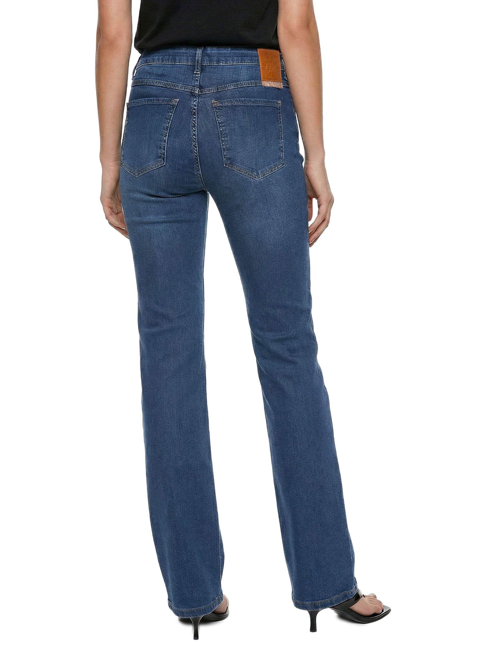 Calça Feminina Jeans Bia Reta Azul Colcci