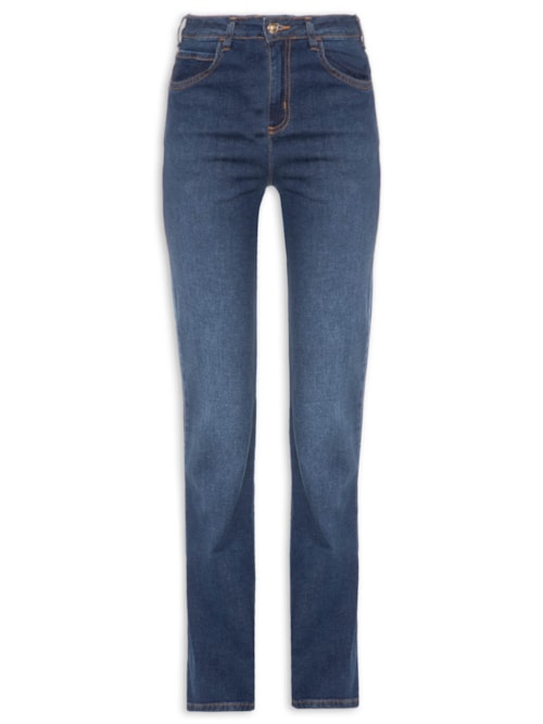 Calça Feminina Jeans Bia Reta – Azul