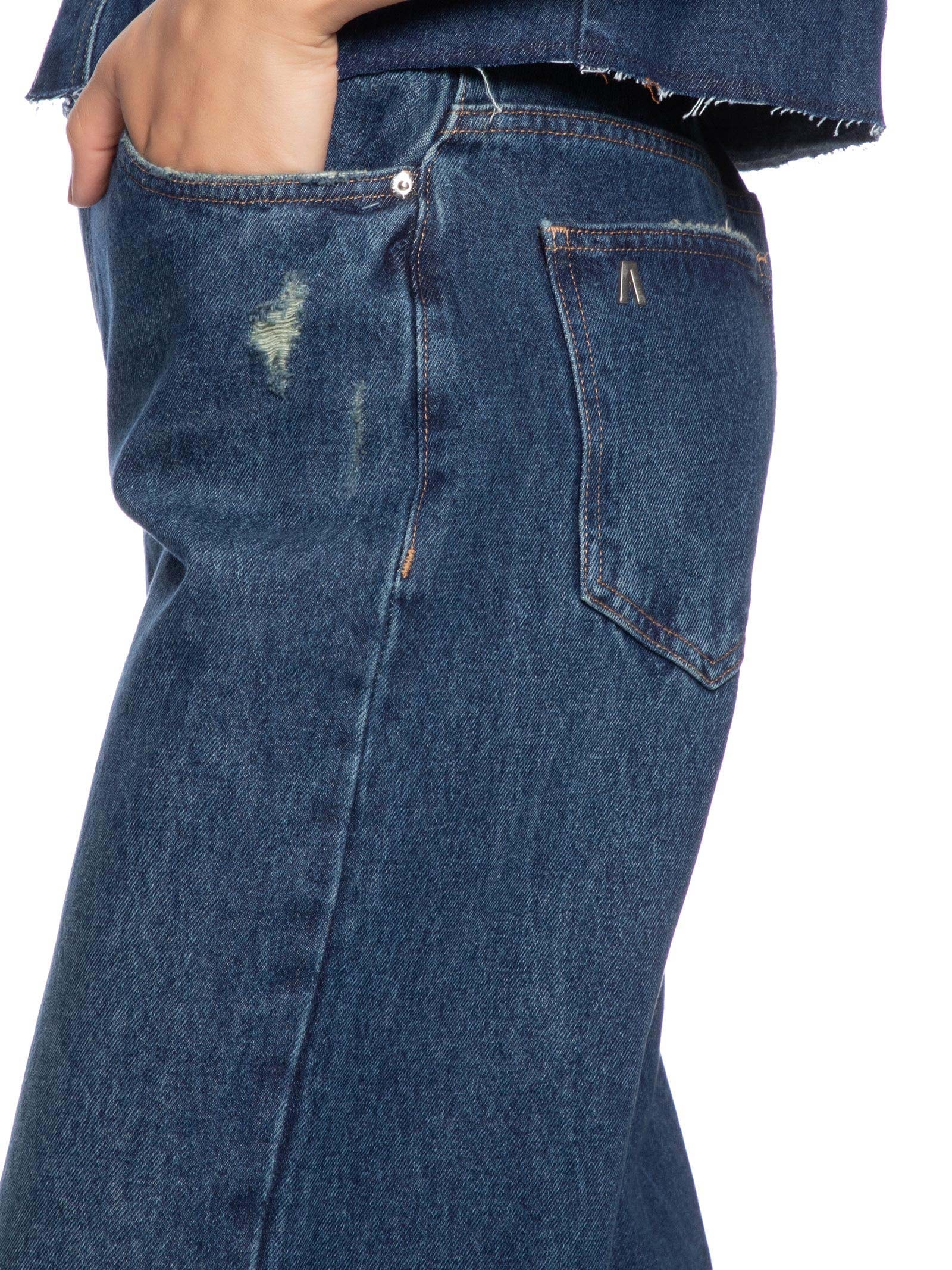 Calça Feminina Jeans Boot 70's Blue Intense Azul Animale Jeans