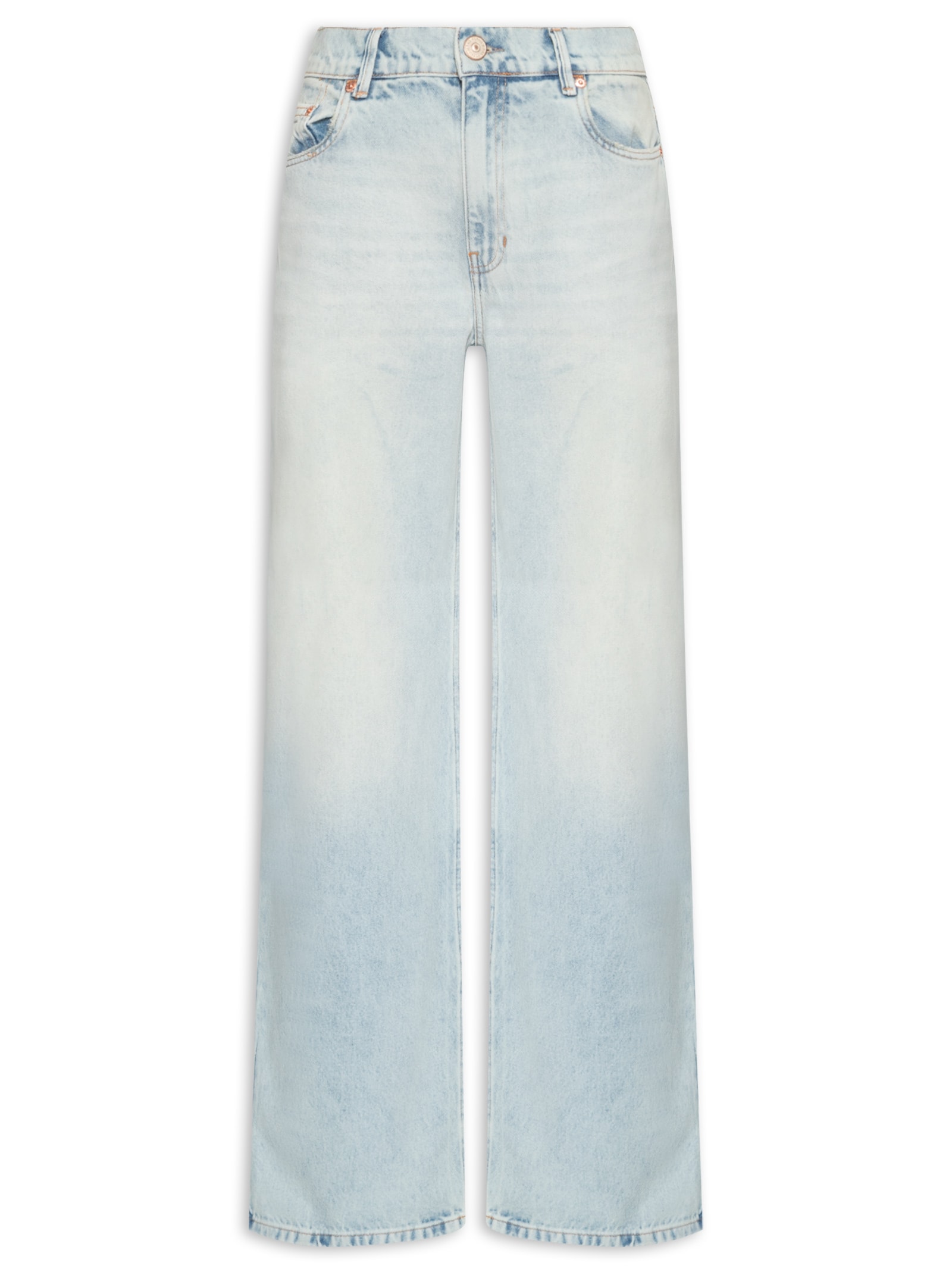 Calça Feminina Jeans Boot 70's Delavê Azul Animale Jeans