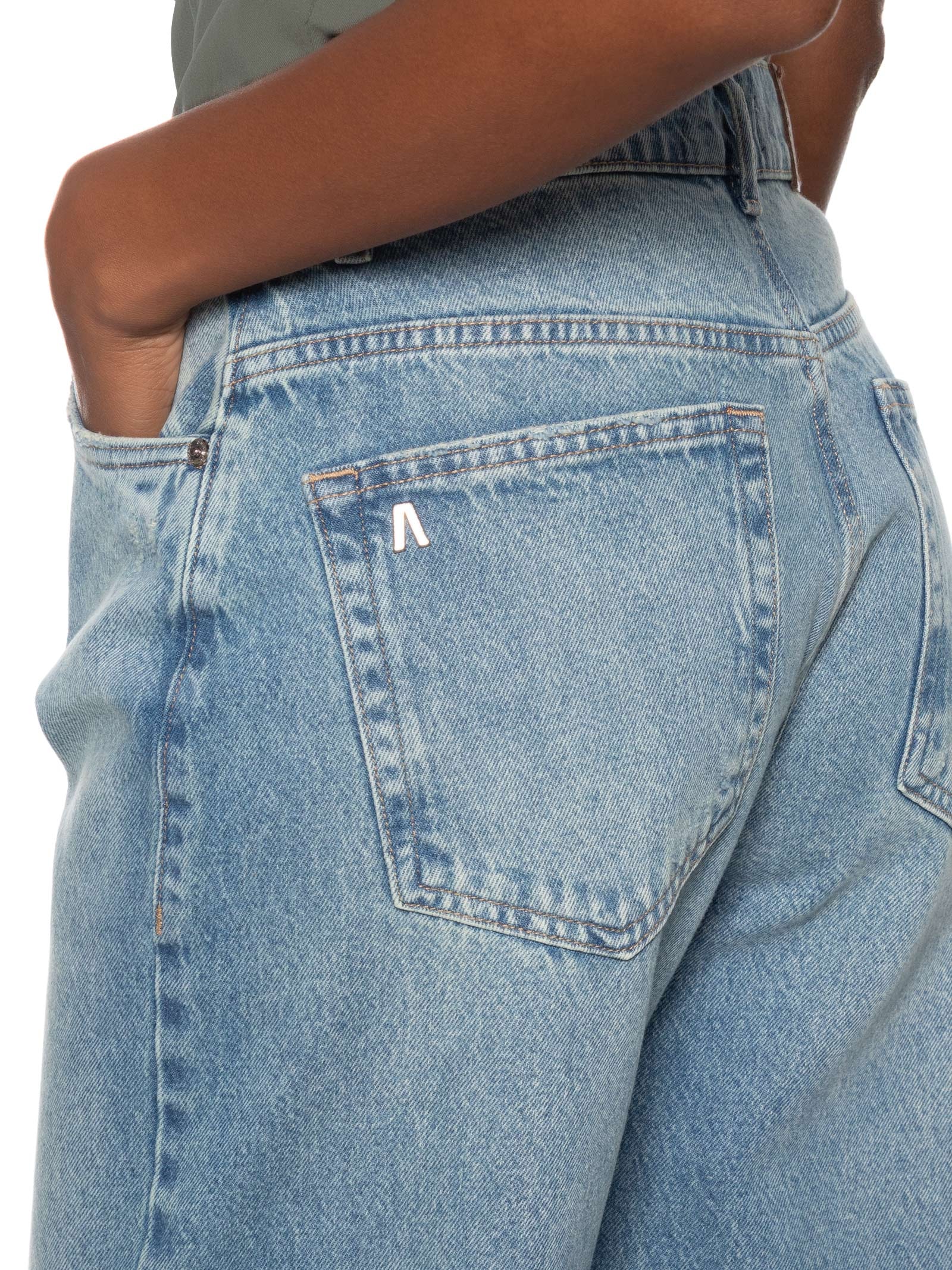 Calça Feminina Jeans Boot 70's Fenda Azul Animale Jeans