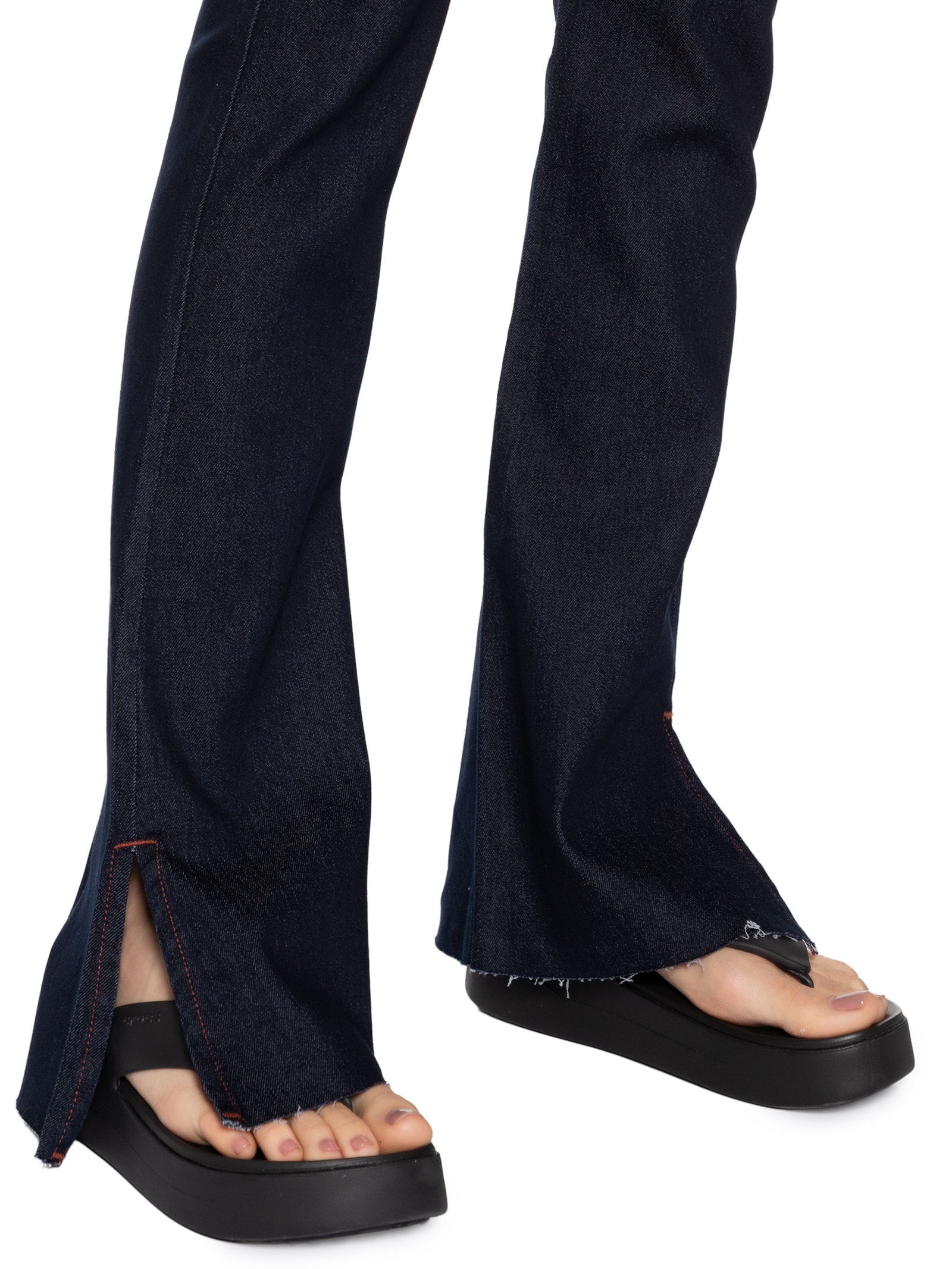 Calça Feminina Jeans Boot Basic High Azul Animale Jeans