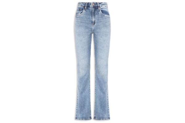 Calça Feminina Jeans Boot Basic High - Azul