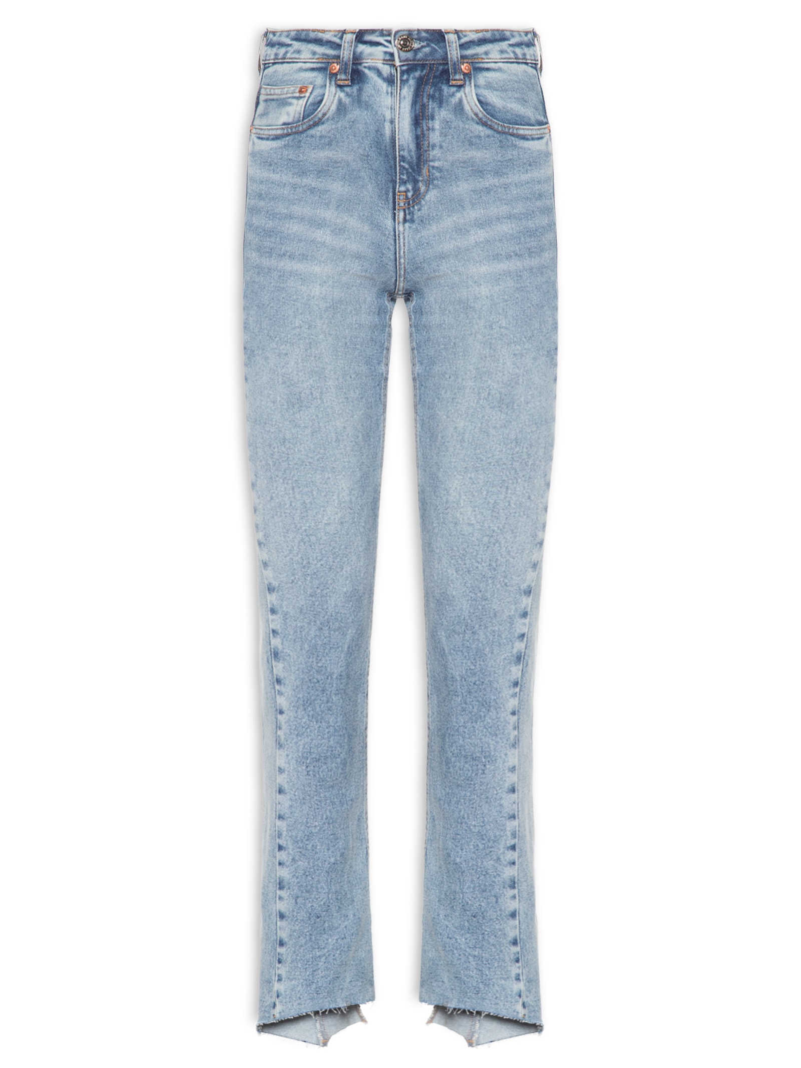 Calça Feminina Jeans Boot Capri Cool Light Azul Animale Jeans