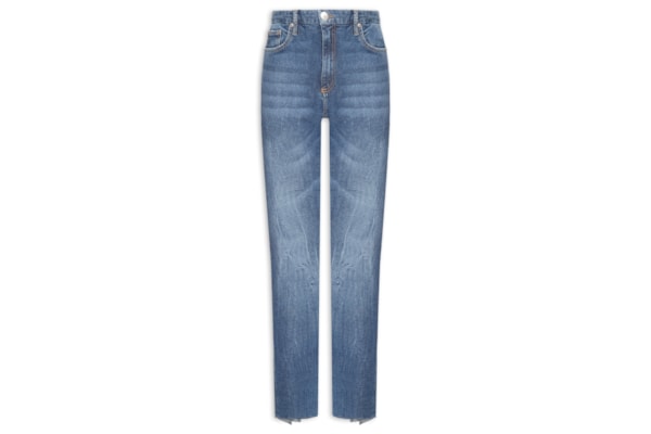 Calça Feminina Jeans Boot Capri Cool Marcação - Azul