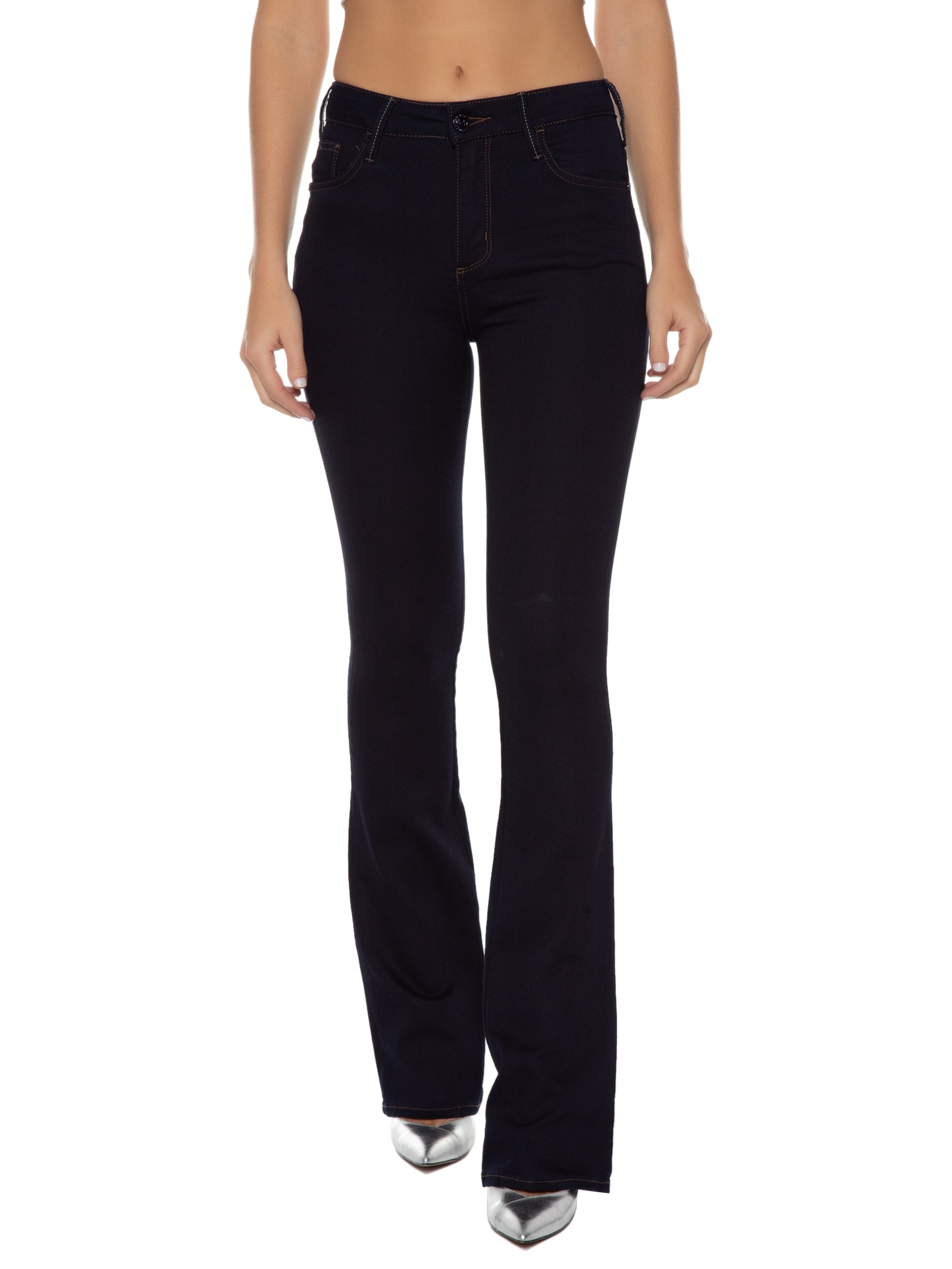 Calça Feminina Jeans Boot Cut Azul Forum