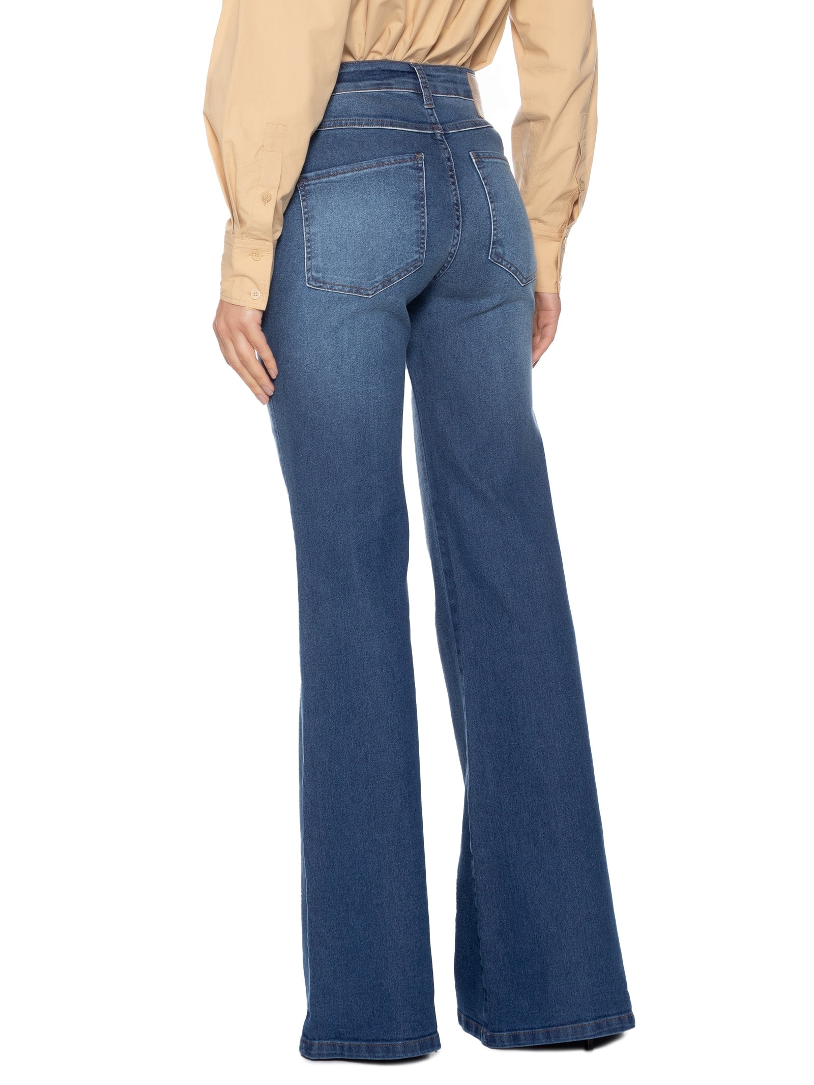 Colcci Jeans - Calça Feminina Jeans Boot Cut - Azul