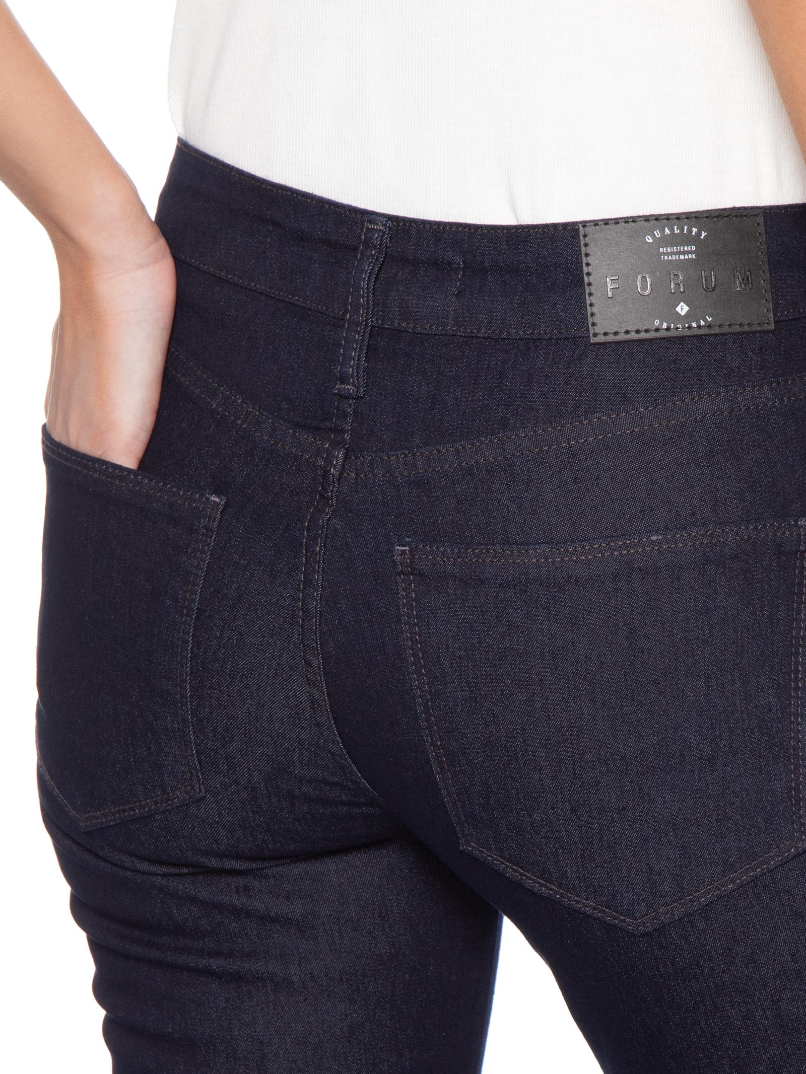 Calça Feminina Jeans Boot Cut Azul Forum