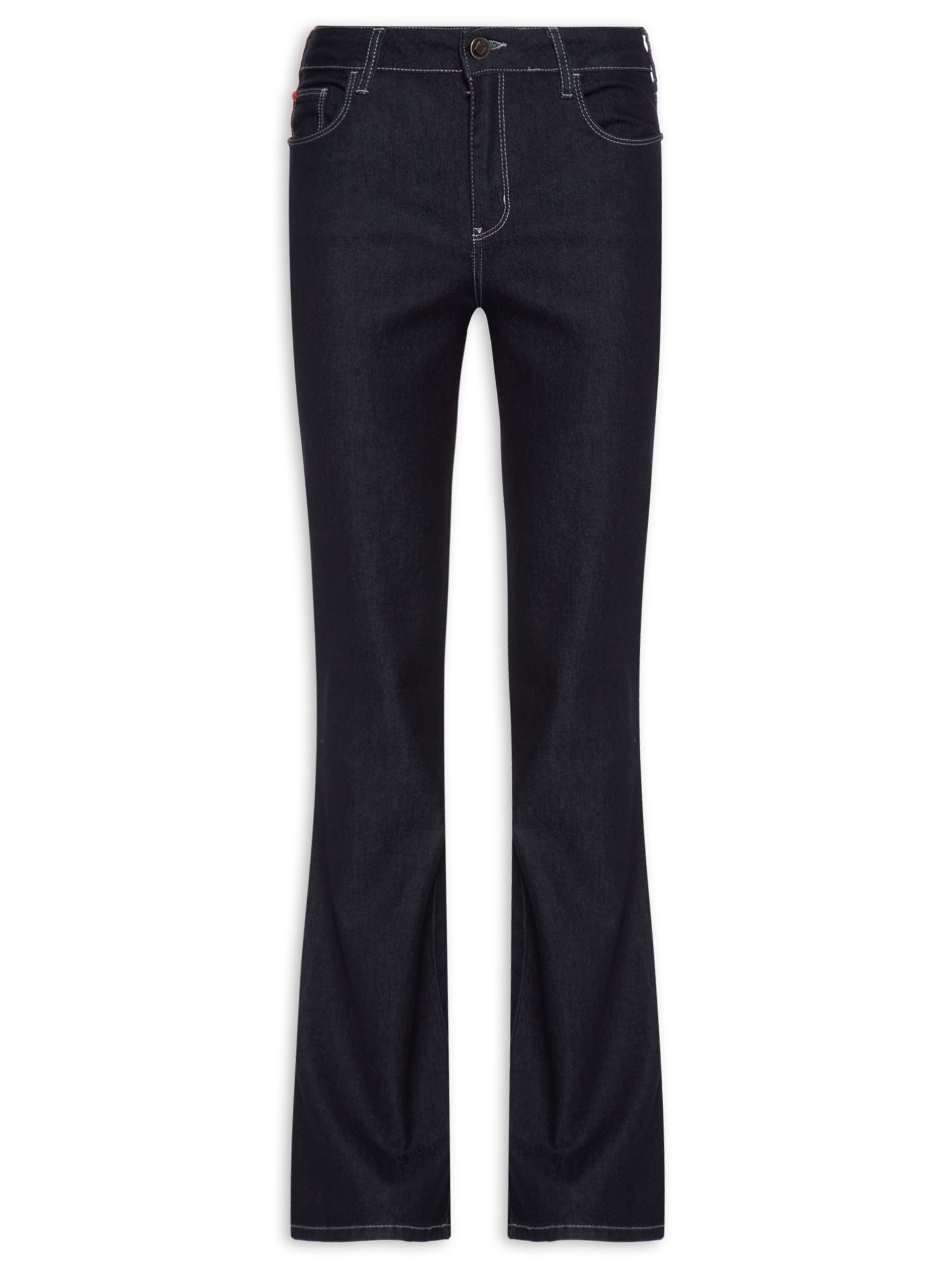 Calça Feminina Jeans Boot Cut Azul Forum