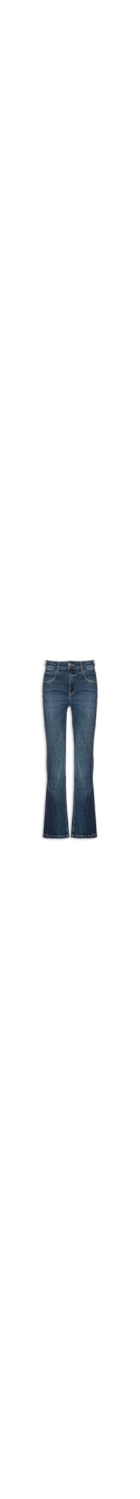 Calça Feminina Jeans Boot Cut Push Up - Azul