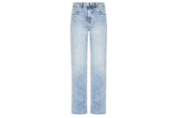 Calça Feminina Jeans Boot Vintage Barra A Fio - Azul