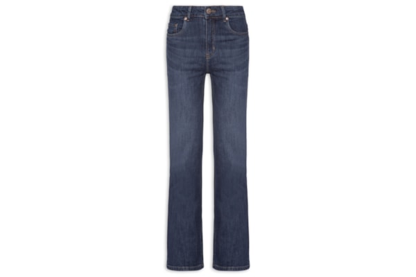 Calça Feminina Jeans Boot Vintage Escuro - Azul