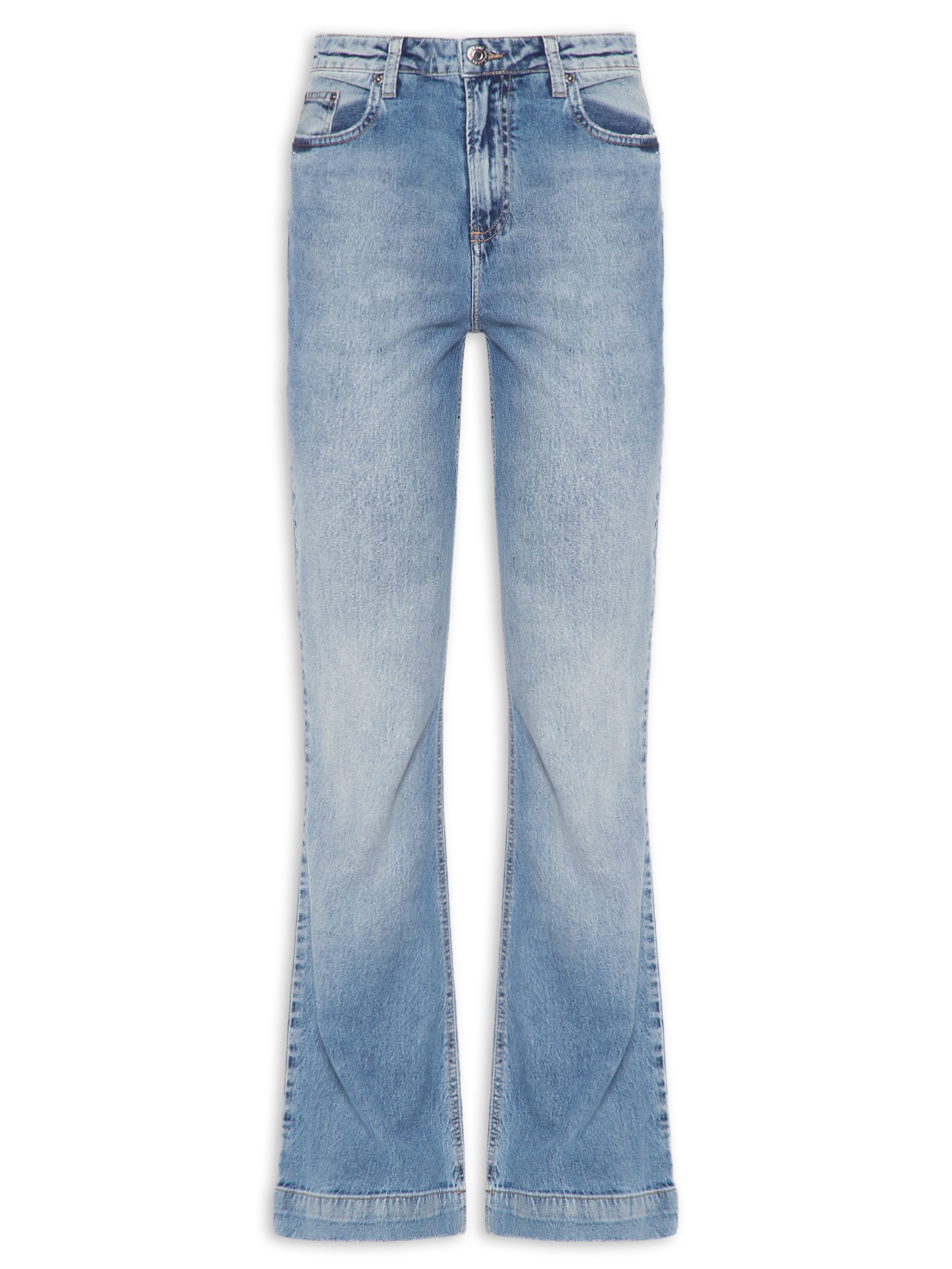 Calça Feminina Jeans Boot Vintage Médio Azul Animale Jeans