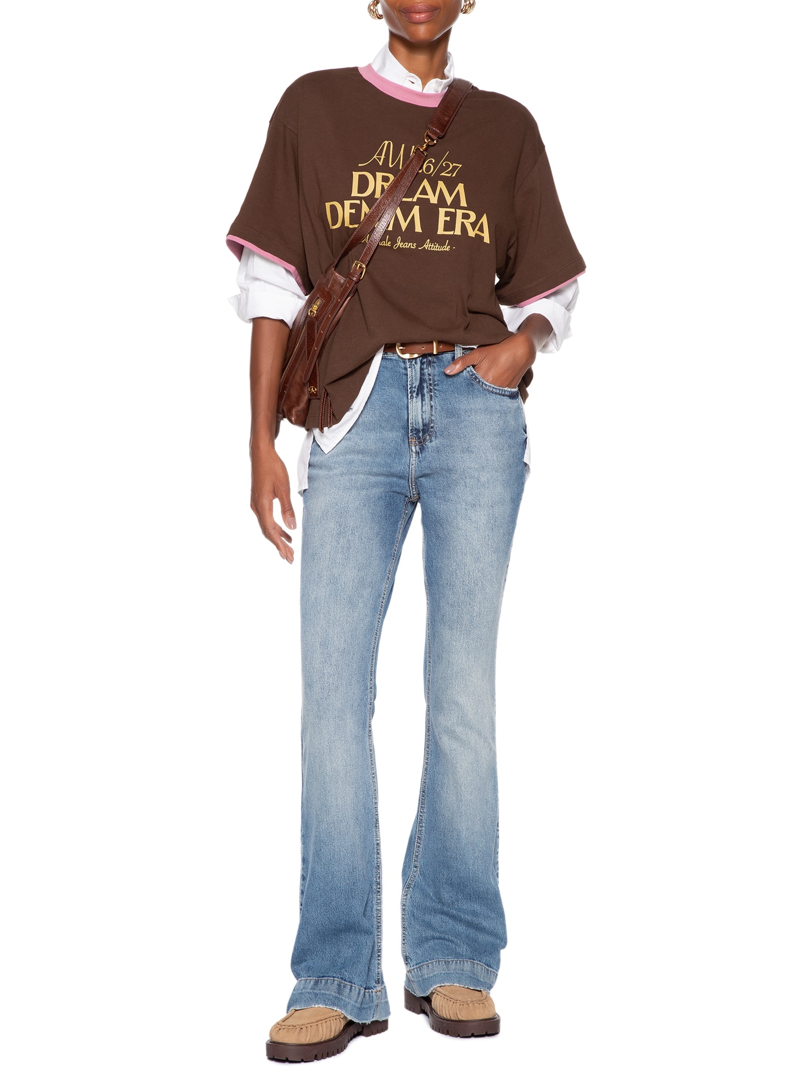 Calça Feminina Jeans Boot Vintage Médio Azul Animale Jeans