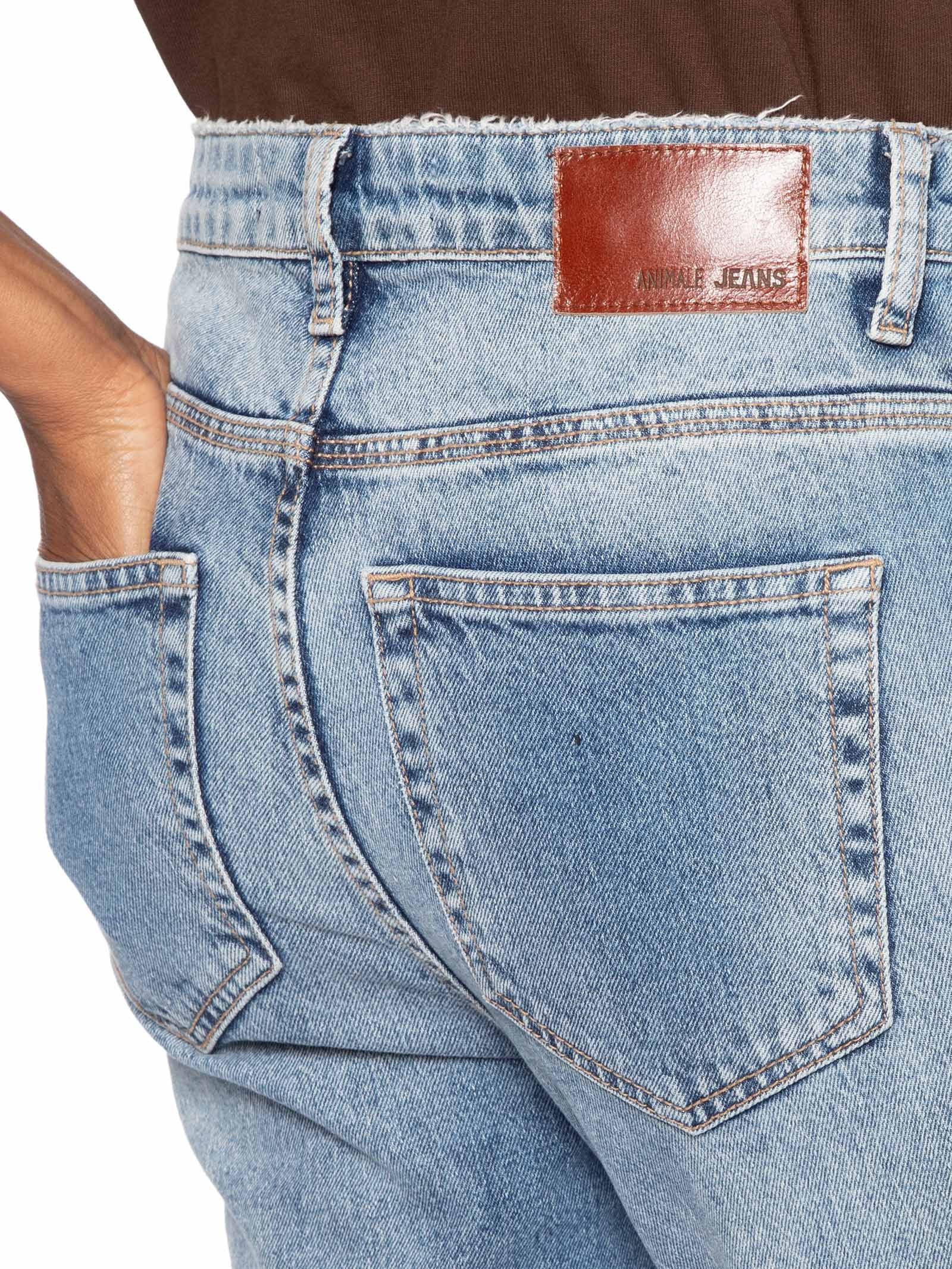 Calça Feminina Jeans Boot Vintage Médio Azul Animale Jeans