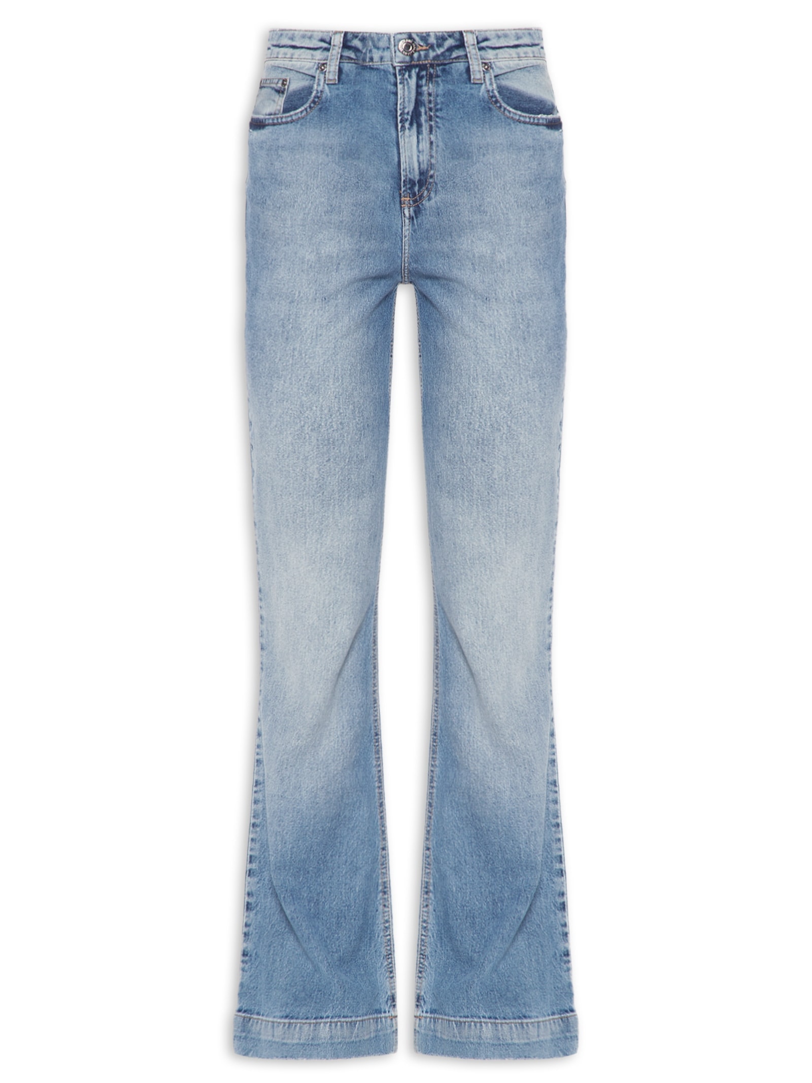 Calça Feminina Jeans Boot Vintage Médio Azul Animale Jeans