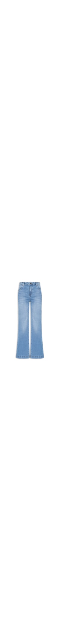 Calça Feminina Jeans Bootcut Bigode - Azul