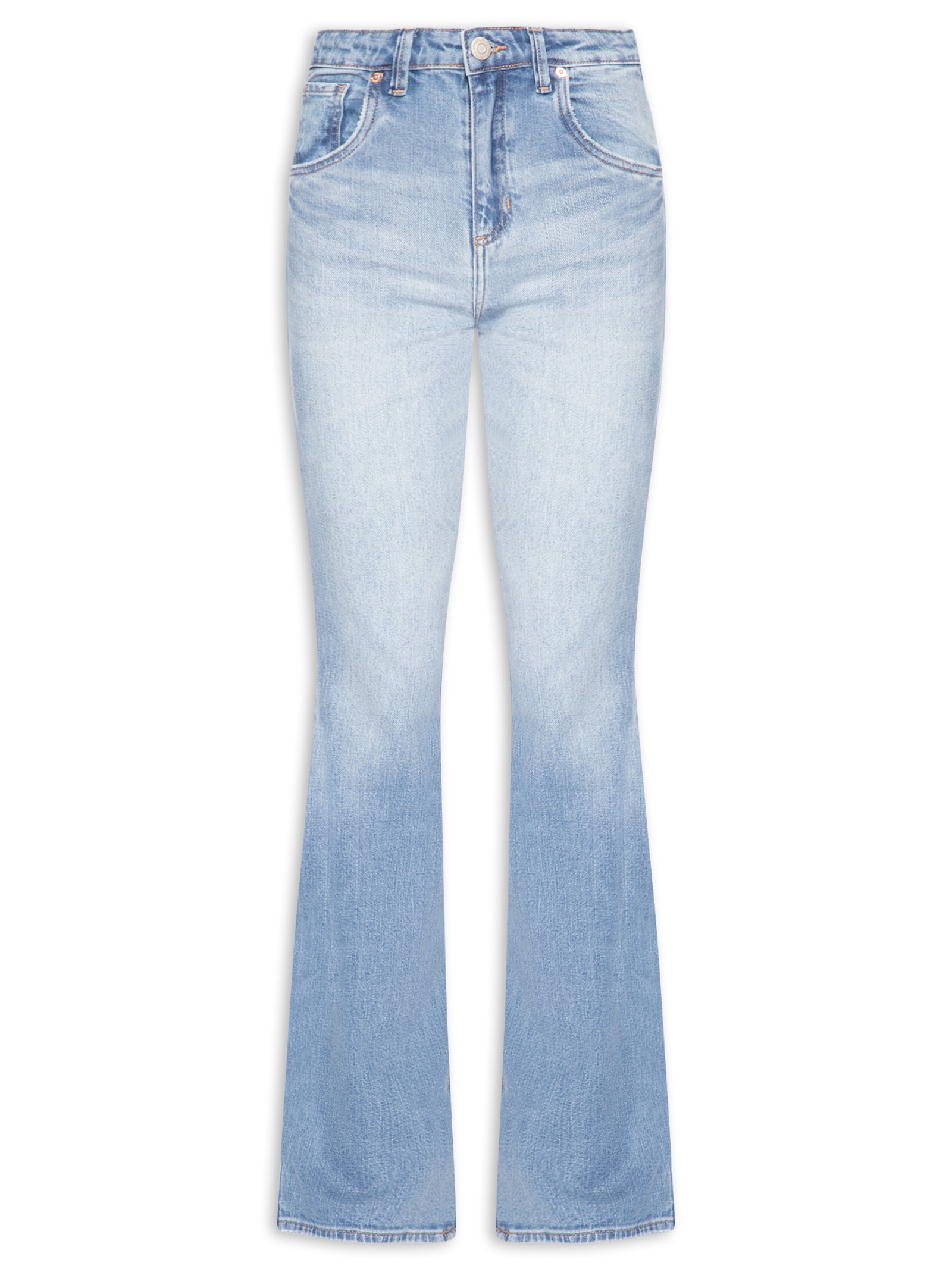 Calça Feminina Jeans Bootcut Nova York Basic Azul Animale Jeans