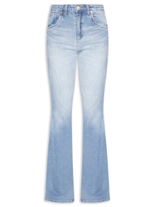Calça Feminina Jeans Bootcut Nova York Basic - Azul