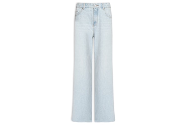Calça Feminina Jeans Boyfriend Barra Desfiada - Azul