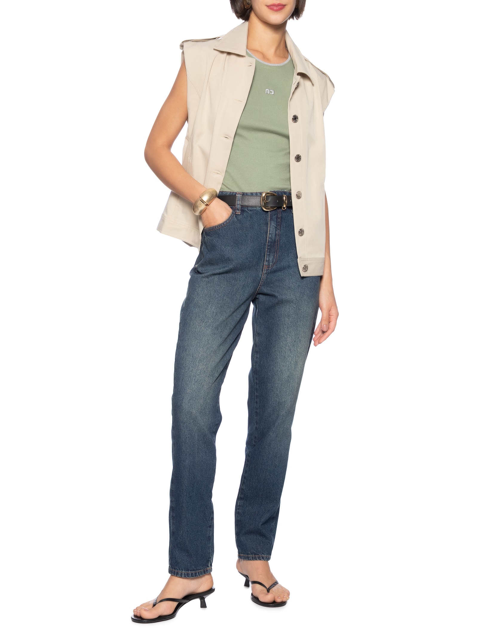 Calça Feminina Jeans Bruna Azul Colcci