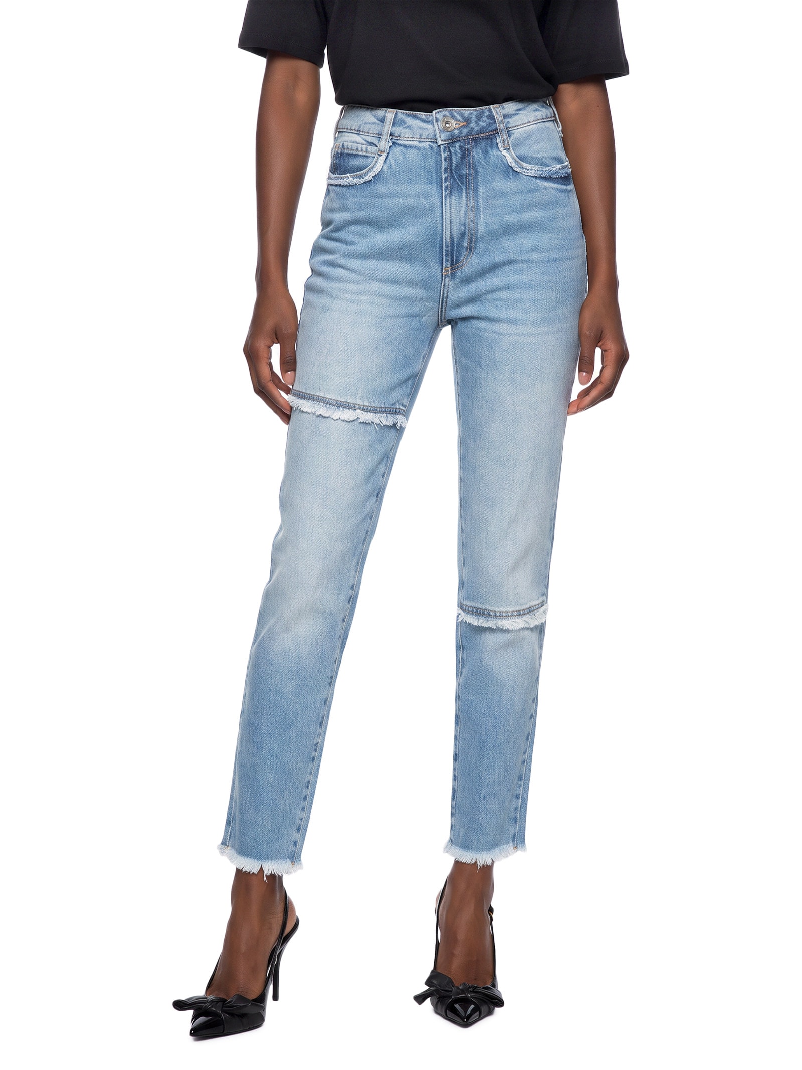 Calça Feminina Jeans Bruna Azul Colcci