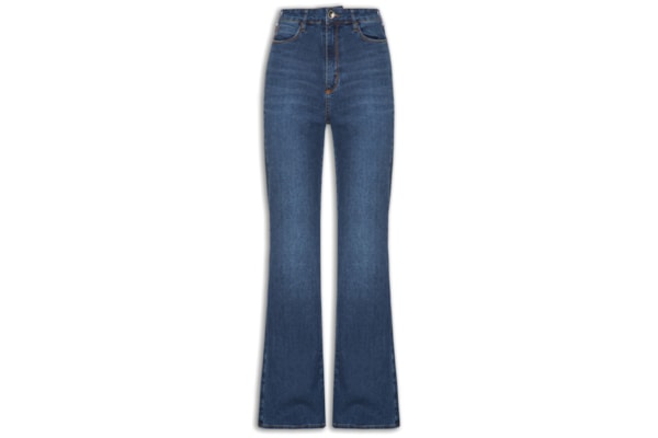 Calça Feminina Jeans Bruna Boot Cut - Azul