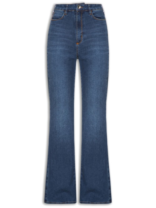 Calça Feminina Jeans Bruna Boot Cut – Azul