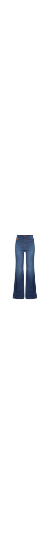 Calça Feminina Jeans Bruna Boot Cut - Azul