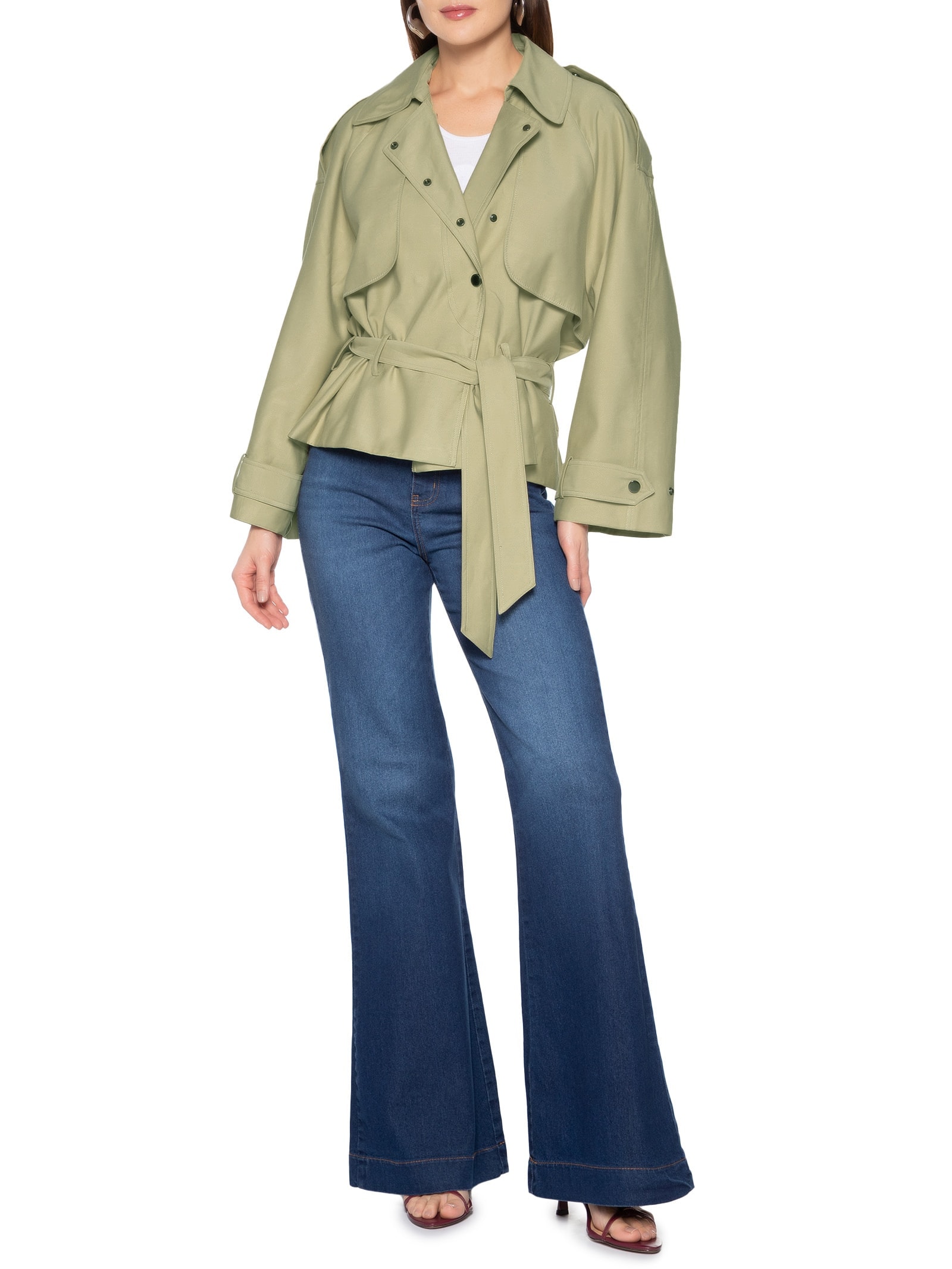 Calça Feminina Jeans Bruna Boot Cut Azul Colcci