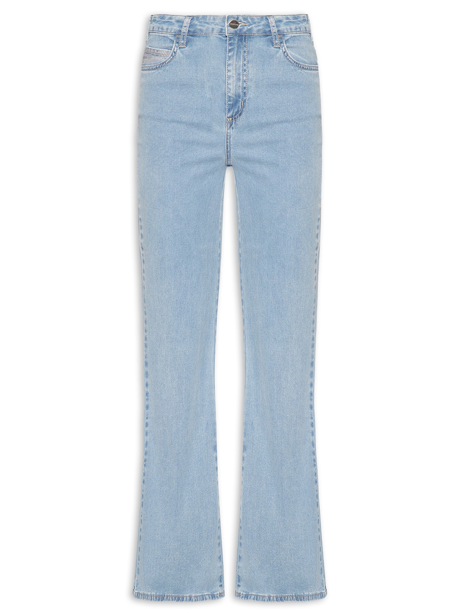 Calça Feminina Jeans Bruna Boot Cut Azul Colcci