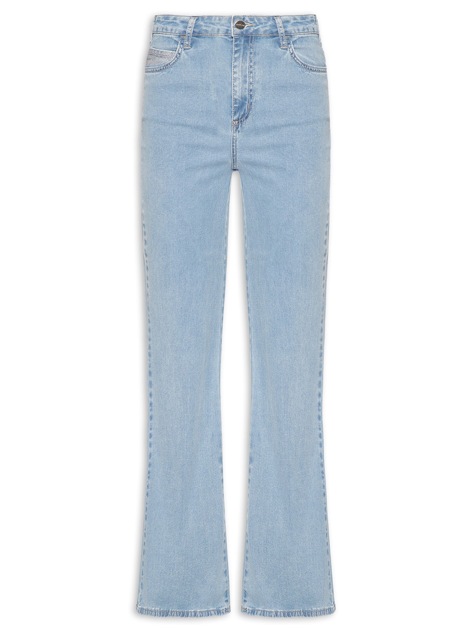 Calça Feminina Jeans Bruna Boot Cut Azul Colcci