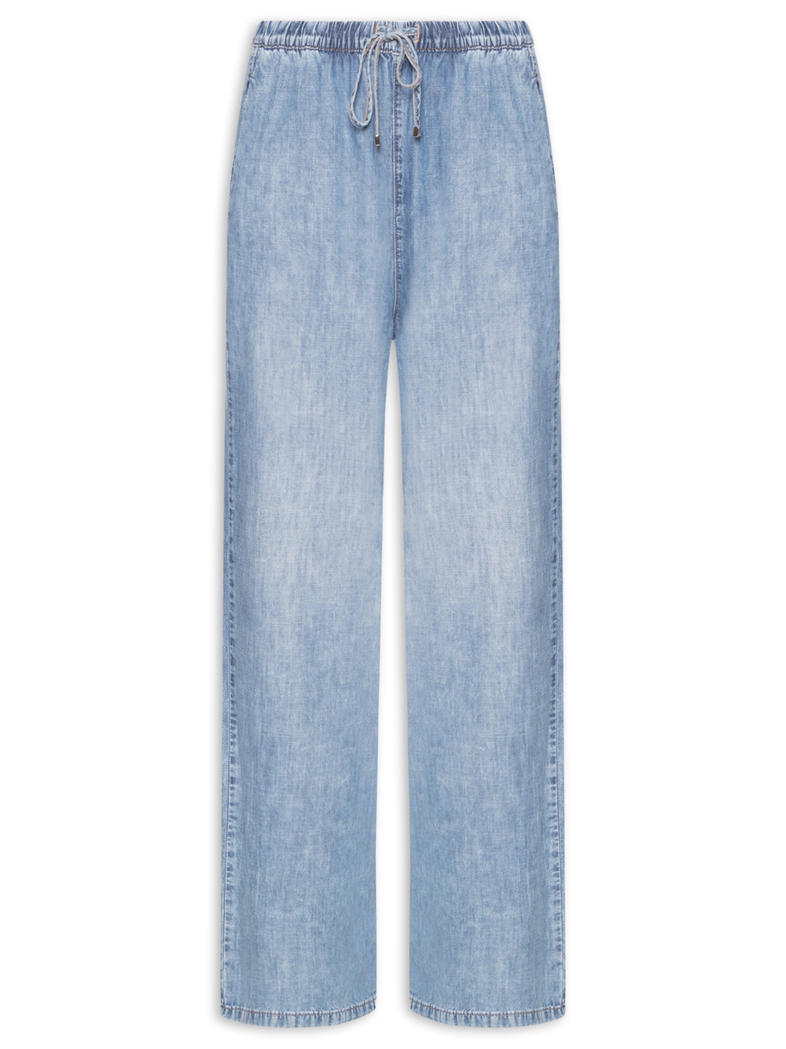 Calça Feminina Jeans Bruna Low – Azul Colcci