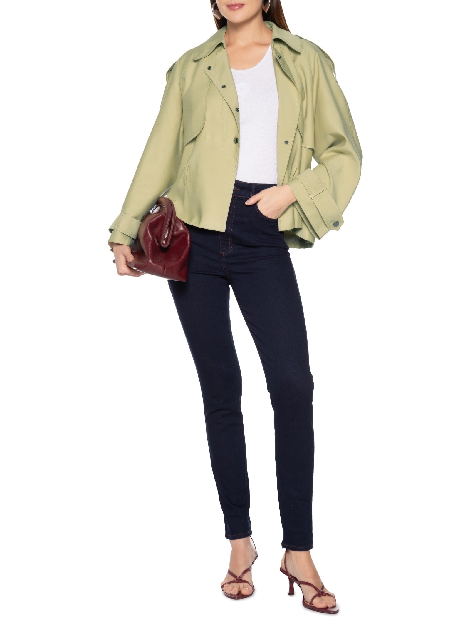 Calça Feminina Jeans Bruna Strech Azul Colcci