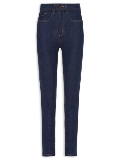 Calça Feminina Jeans Cesta Ankle Super High – Azul